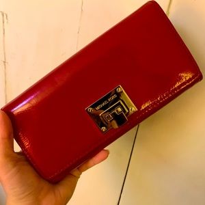 SOLD Michael Kors Callie Leather Wallet